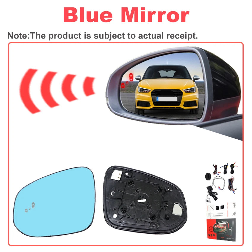 Car BSD BSM BSA Drive Mirror Blind Spot Detection System Change Lane Aided Rear Radar 24GHZ Sensor For Audi A1 S1 2010 to 2024