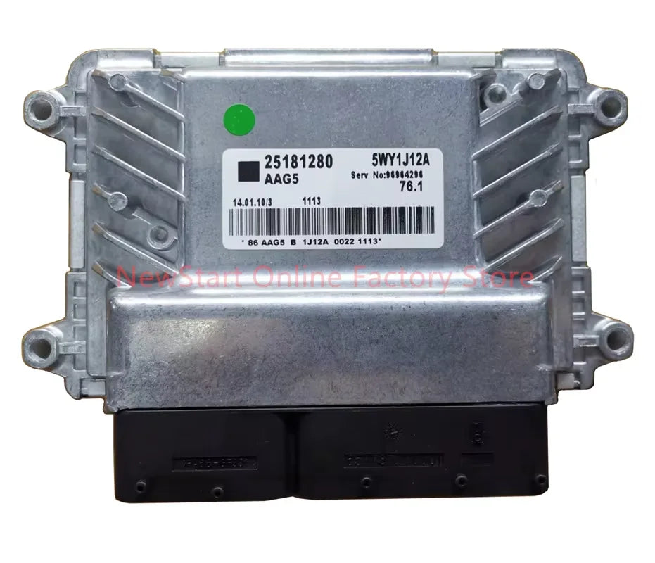 25181280 New ECU Original Car Engine Computer Board Electronic Control Unit 5WY1J12A Fit for Chev-rolet Cruze Epica