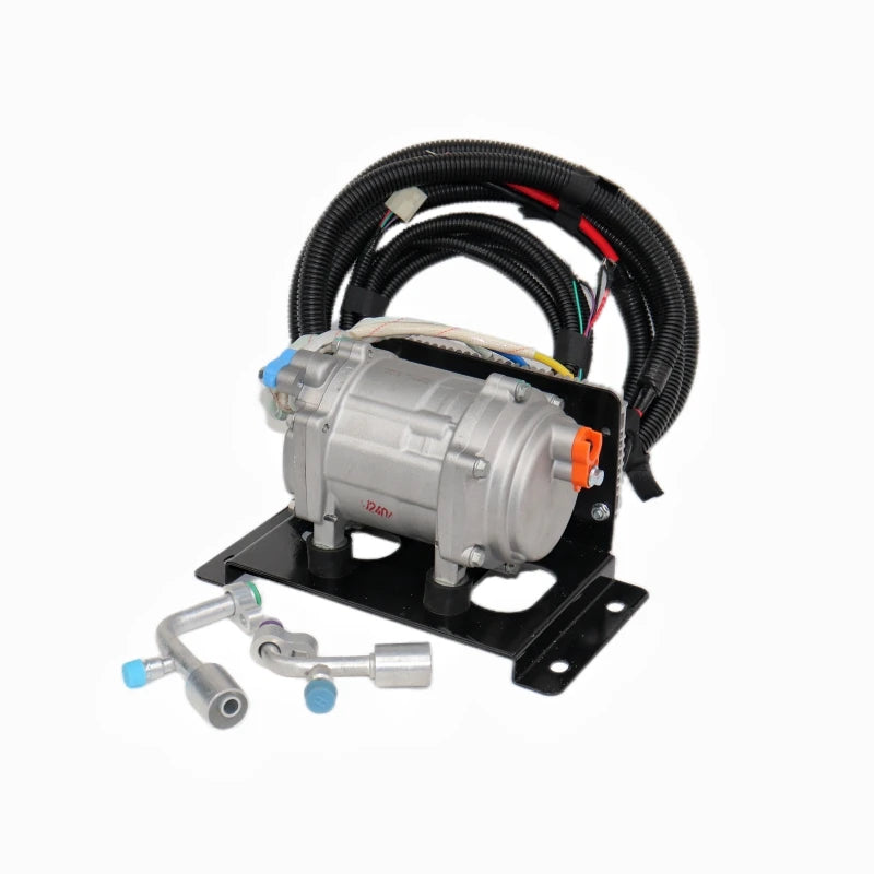 24V electric compressor 12V automotive variable frequency air conditioning DC cold air pump truck modification parking refrigera