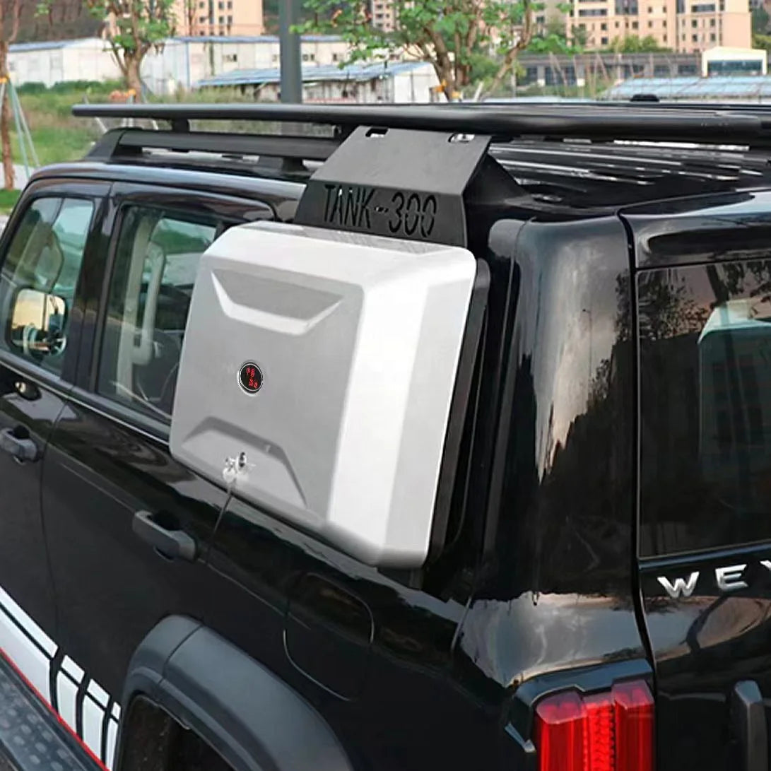 Aluminum Alloy Exterior Side Gear Box Fits for TANK 300 2020-2023 Tool Carrier Box Silver