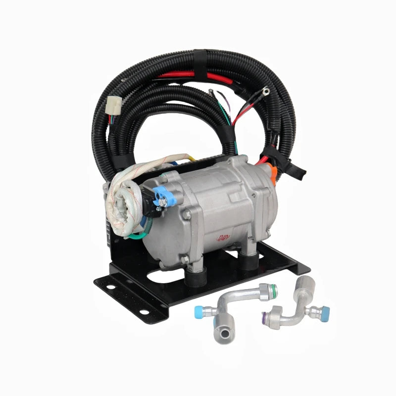 24V electric compressor 12V automotive variable frequency air conditioning DC cold air pump truck modification parking refrigera