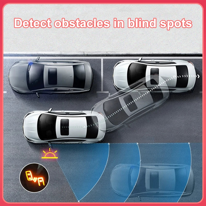 Car BSD BSM BSA Drive Mirror Blind Spot Detection System Change Lane Aided Rear Radar 24GHZ Sensor For Audi A1 S1 2010 to 2024